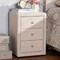 Baxton Studio Tessa Modern Beige Upholstered 3-Drawer Nightstand 147-8162 - alternate 9